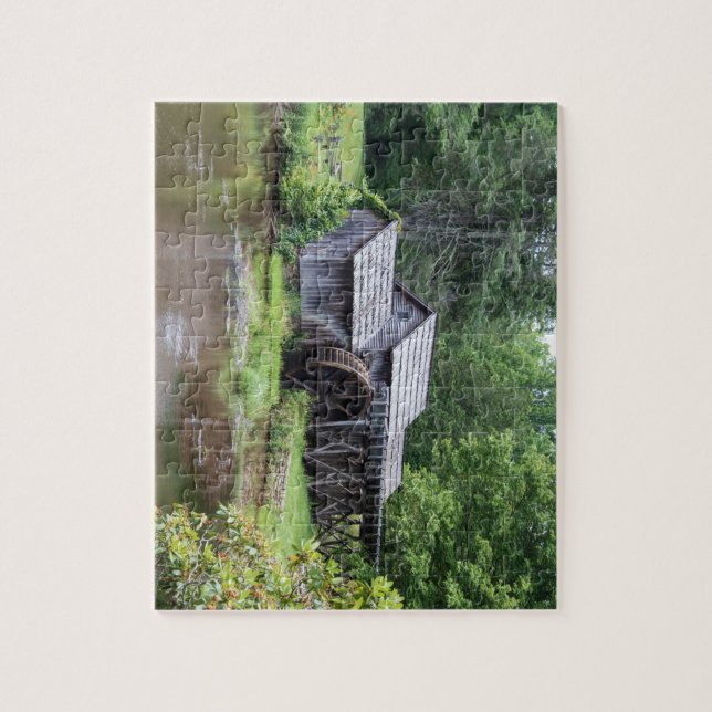 Blue Ridge Parkway - Mabry Mill Jigsaw Puzzle (Vertical)