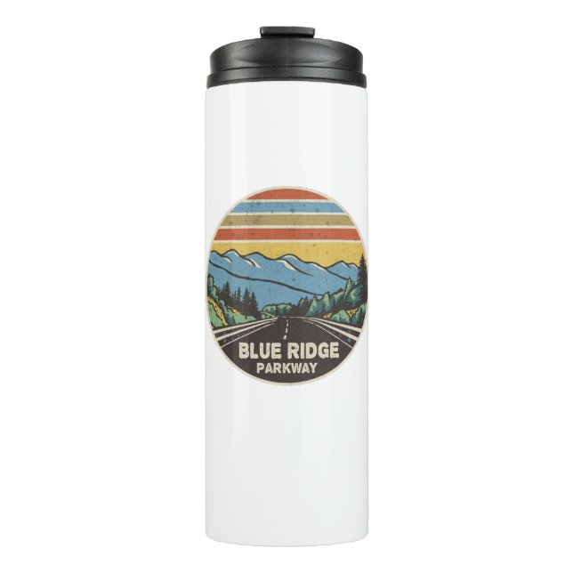 Blue Ridge Parkway Mountains Thermal Tumbler (Front)