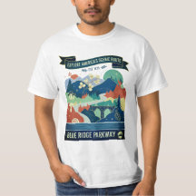 Blue Ridge Parkway Nature Poetry T-Shirt