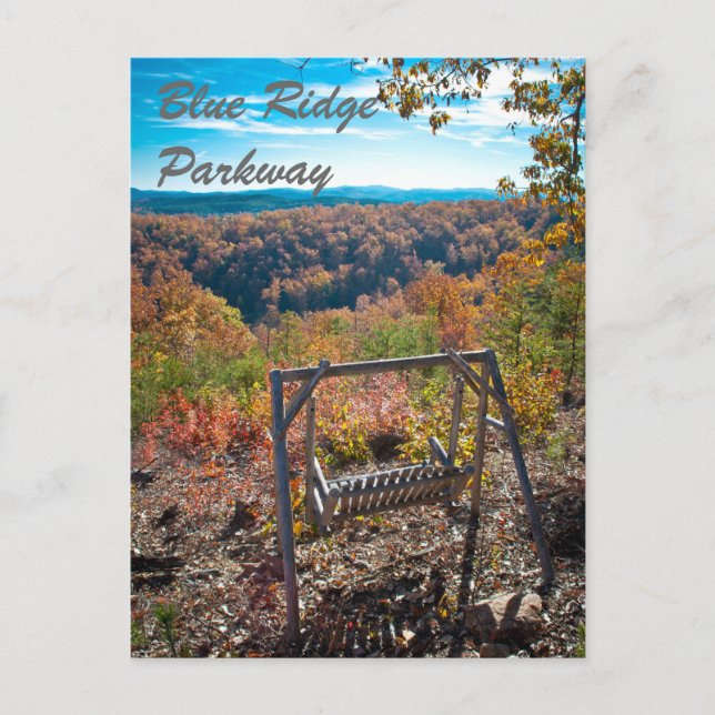 Blue Ridge Parkway NC Postcard (Front)