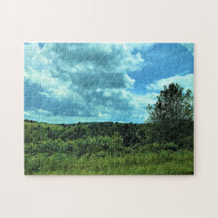 Blue Ridge Parkway near Floyd, Virginia Jigsaw Puzzle