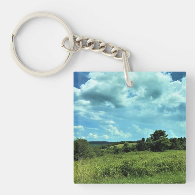 Blue Ridge Parkway near Floyd, Virginia Key Ring (Front)