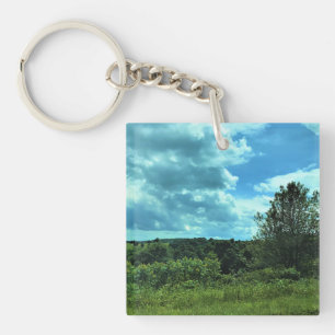 Blue Ridge Parkway near Floyd, Virginia Key Ring