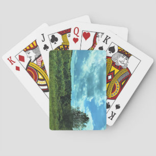 Blue Ridge Parkway near Floyd, Virginia Playing Cards