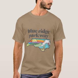 Blue Ridge Parkway North CarolinaRetro Nature T-Shirt