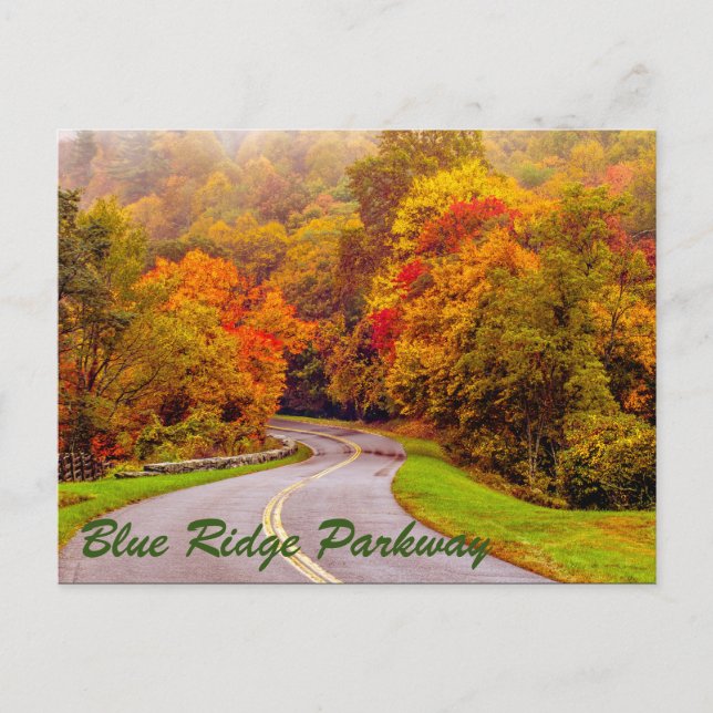 blue ridge parkway postcard (Front)
