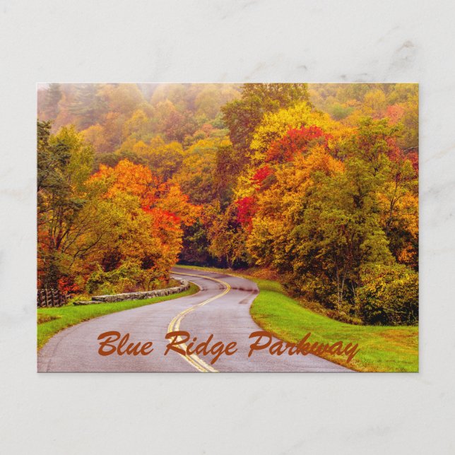 blue ridge parkway postcard (Front)