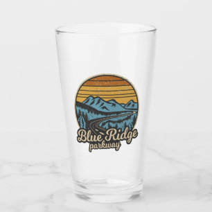 Blue Ridge Parkway Retro Glass