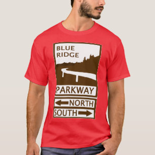 Blue Ridge Parkway Road Sign 1 T-Shirt