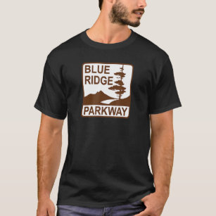 Blue Ridge Parkway Road Sign T-Shirt