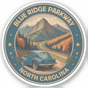 Blue Ridge Parkway Scenic Byway classic car trip