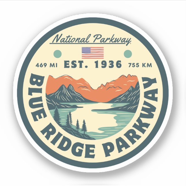   Blue Ridge Parkway Scenic Byway Virginia North C (Front)