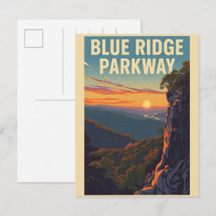   Blue Ridge Parkway Scenic Byway Virginia North C Postcard