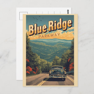   Blue Ridge Parkway Scenic Byway Virginia North C Postcard