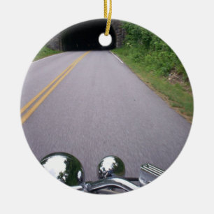 Blue Ridge Parkway Scenic Route Ceramic Tree Decoration