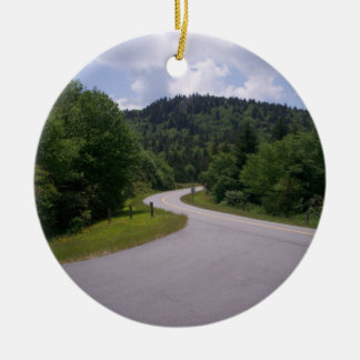 Blue Ridge Parkway Scenic Route Ceramic Tree Decoration
