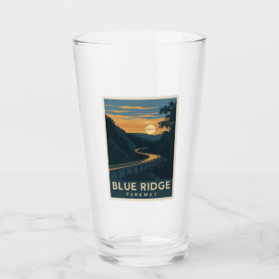 Blue Ridge Parkway Sunset Glass