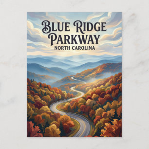 Blue Ridge Parkway USA Postcard