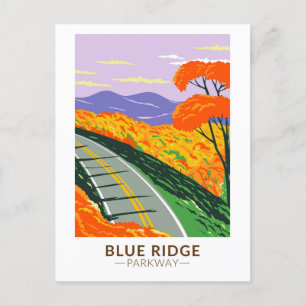 Blue Ridge Parkway Vintage Postcard