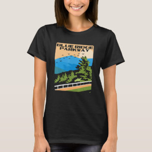 Blue Ridge Parkway Vintage WPA National Park Poste T-Shirt