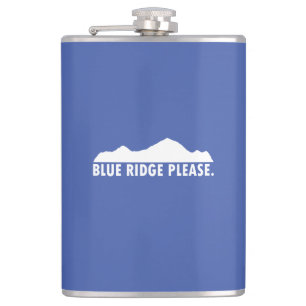 Blue Ridge Please Hip Flask