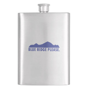 Blue Ridge Please Hip Flask