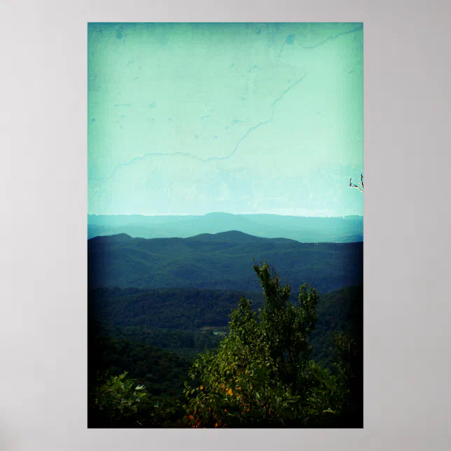 Blue Ridge Poster Blue Ridge Poster | Zazzle