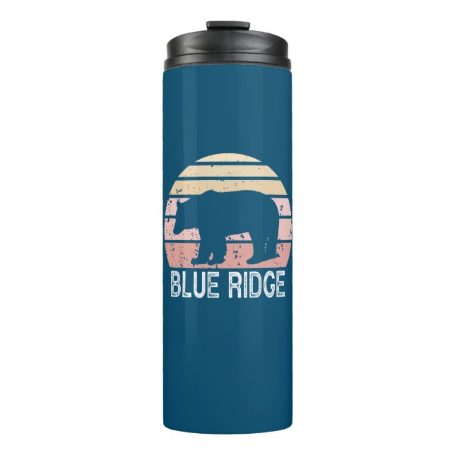 Blue Ridge Retro Bear Thermal Tumbler (Front)