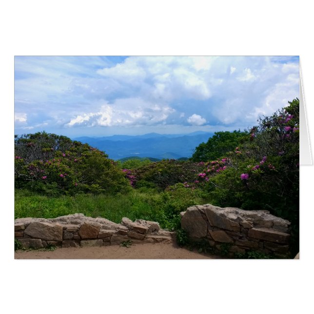 Blue Ridge Spring Card (Front Horizontal)