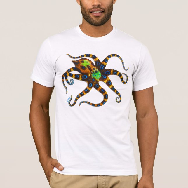 Blue Ringed Octopus T-Shirt (Front)