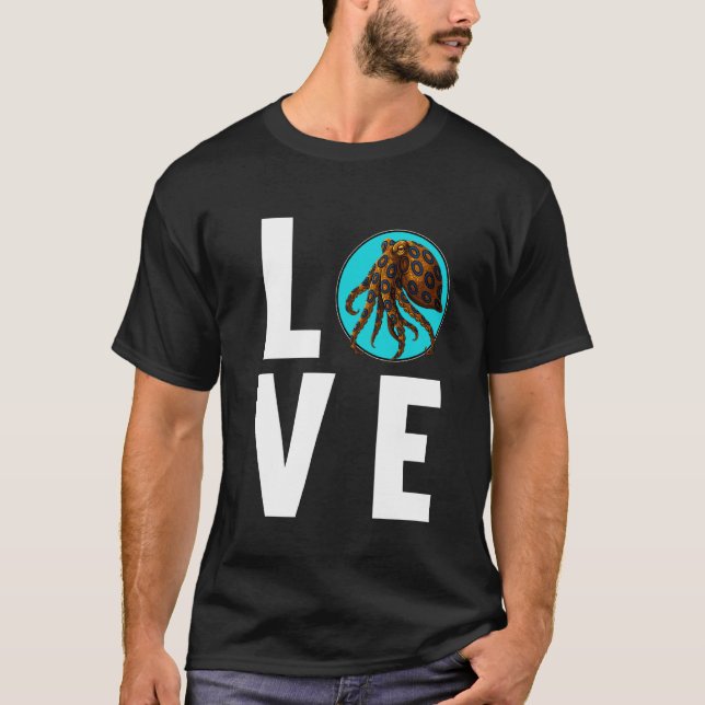 Blue-Ringed Octopuses Blue-Ringed Octopus 1 T-Shirt (Front)