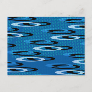 Blue Rings Postcard
