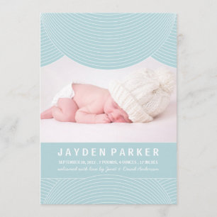 BLUE RIPPLES BIRTH ANNOUNCEMENT