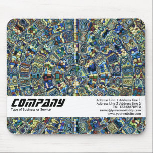 Blue Ripples, Business Mouse Mat