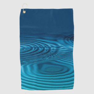 Blue Ripples Golf Towel