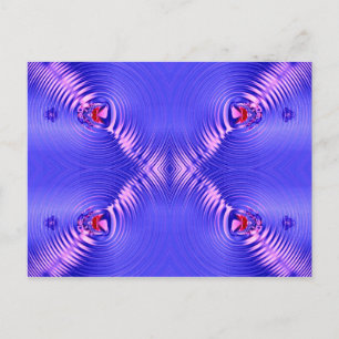 blue ripples postcard