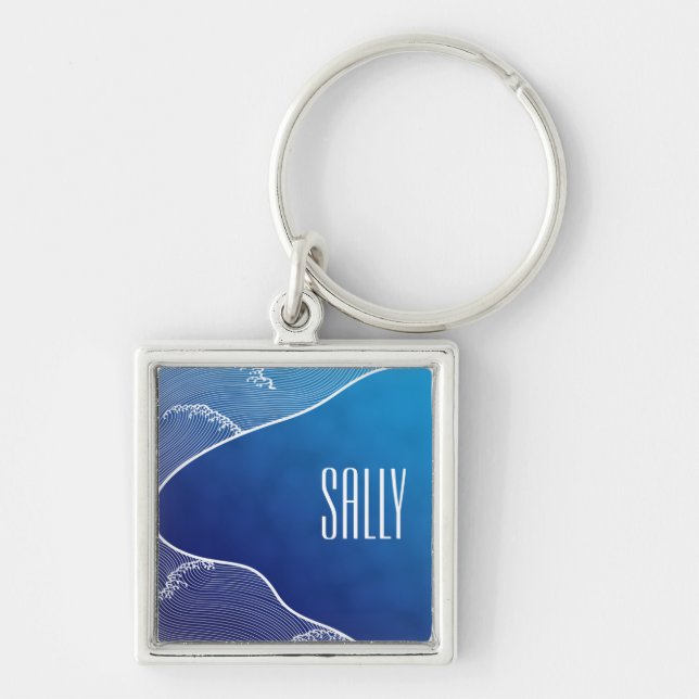 blue river key ring (Front)