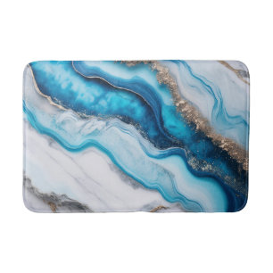 Blue River Marble Bath Mat