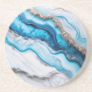 Blue River Marble Coaster