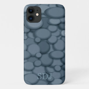 Blue River Rock Monogram iPhone 11 Case