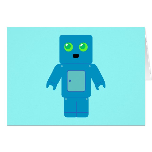 Blue Robot (Front Horizontal)
