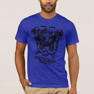 Blue robot shirt