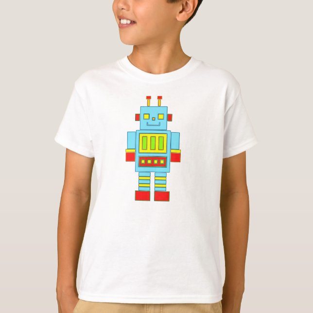 Blue Robot T-Shirt (Front)