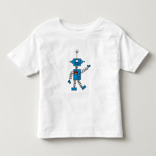 Blue Robot Toddler T-Shirt