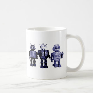 blue robots mug