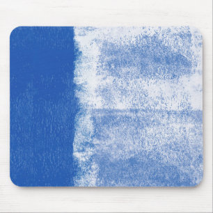 Blue rolled paint mouse mat
