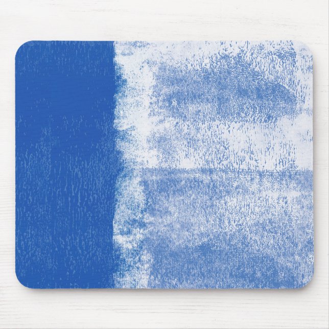 Blue rolled paint mouse mat (Front)