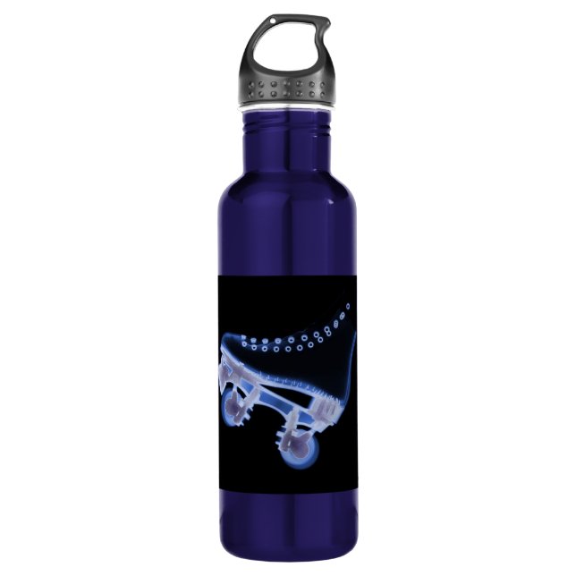 Blue Rollerskate Xray 710 Ml Water Bottle (Front)