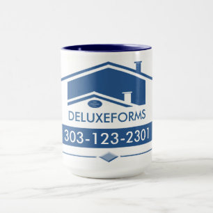 Blue Roof Mug