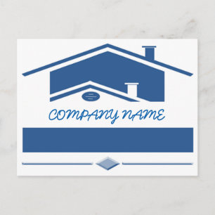 Blue Roof Postcard